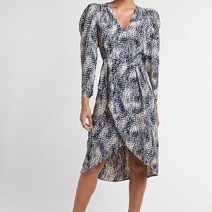 Express high/low dress. Worn once to a wedding. Like new. True to size.